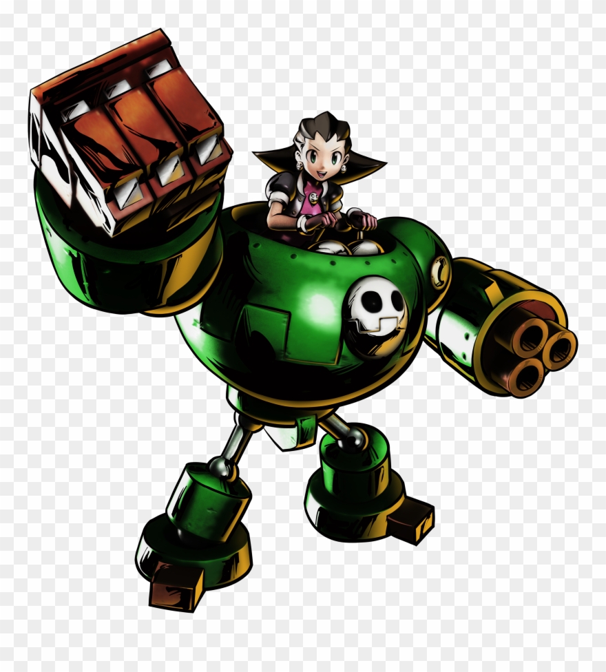 Tron Bonne Umvc3 Official Artwork - Marvel Vs Capcom Robot Characters Clipart