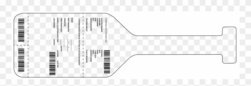 Blood Bag Tag - Territory Studio Clipart