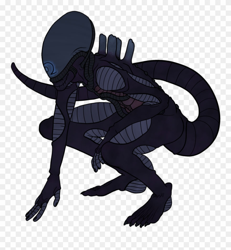 Xeno On The Prowl Clipart