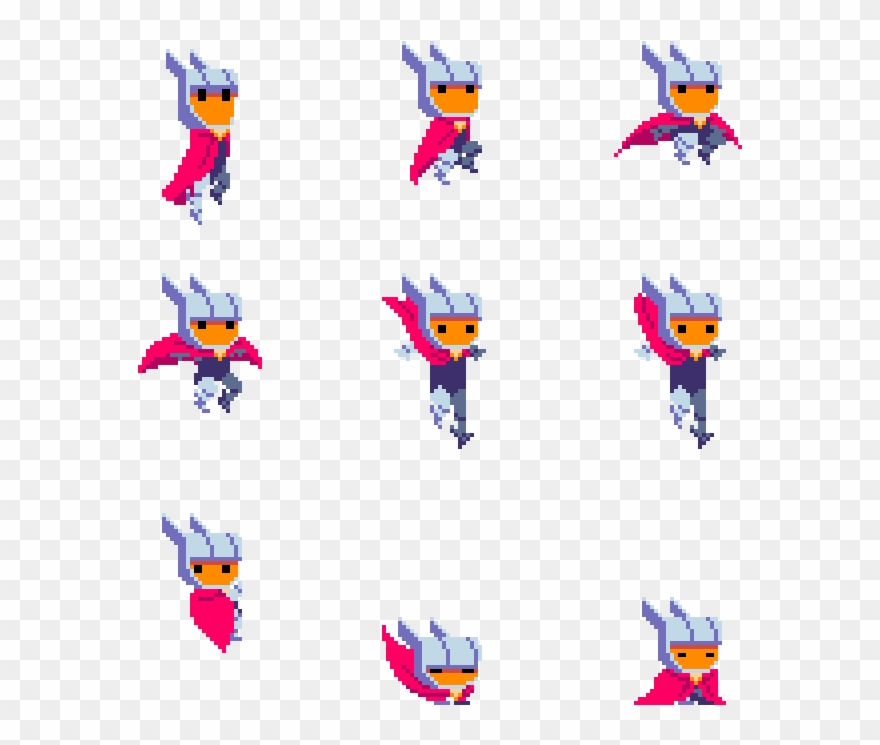 Jump Wallhang Crouchland - Color Clipart