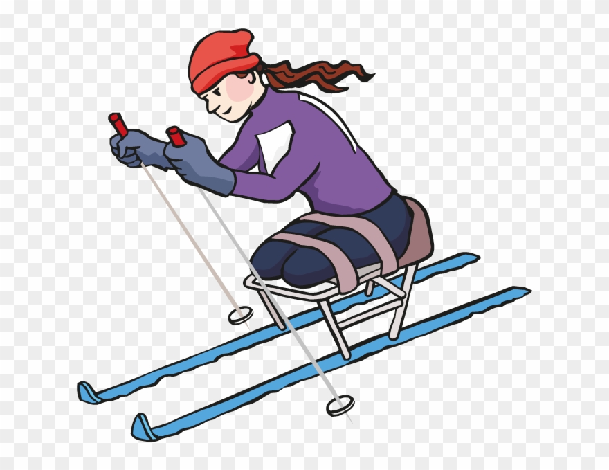 Svg Transparent Stock Ski Langlauf In Leichter Sprache - Cross-country Skiing Clipart