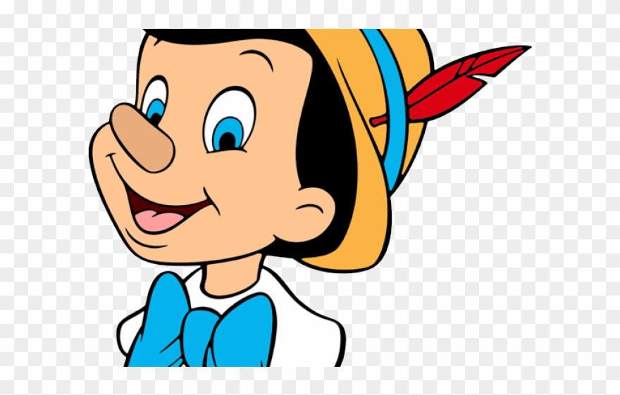 Pinocchio Clipart Face - Pinocchio Disney - Png Download
