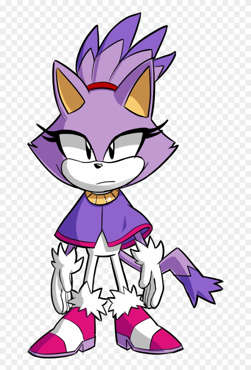 My Idea Of What Classic Blaze The Cat Might Look Like - Classic Blaze The Cat Clipart