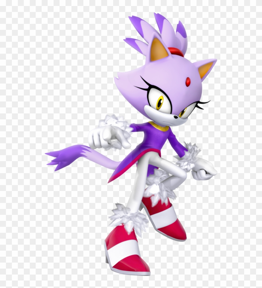 Blaze The Cat - Team Sonic Racing Blaze Clipart