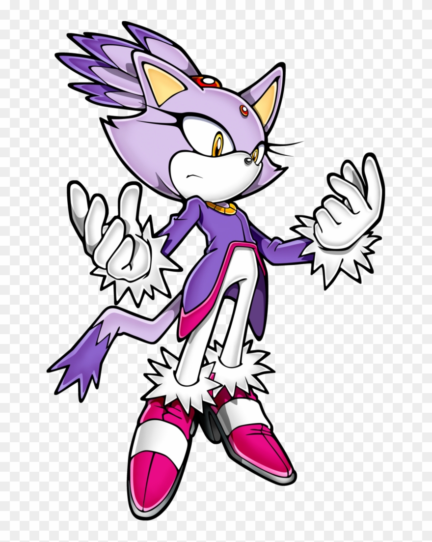 Blaze The Cat Respect Thread Here Is A Blaze The Cat - Blaze The Cat Rush Clipart
