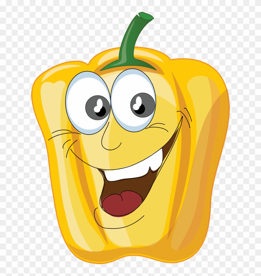 Smiley Fruit Clip Art Vegetables With Faces Clipart - Vegetable Clipart With Face - Png Download