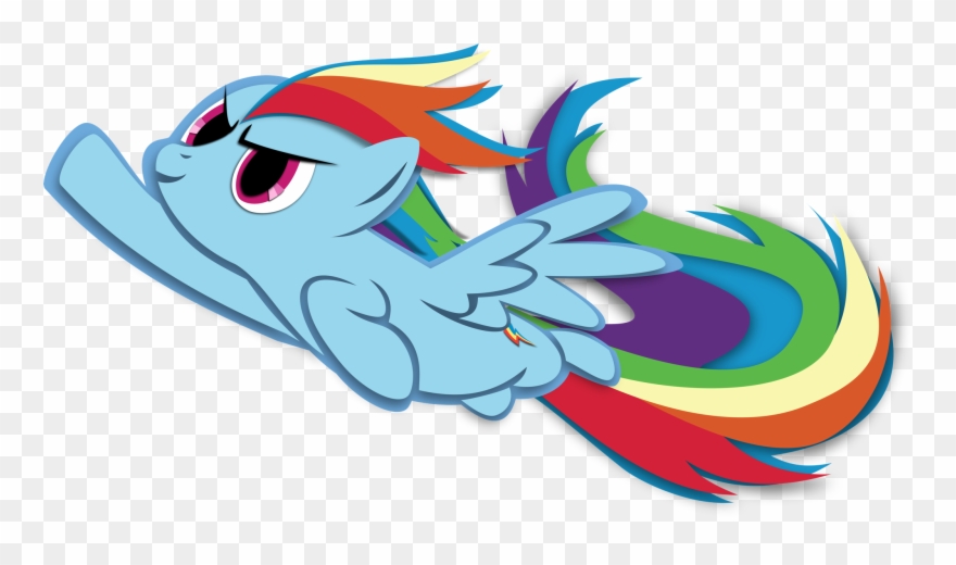 Not Much Chance For Life - Rainbow Dash Clipart