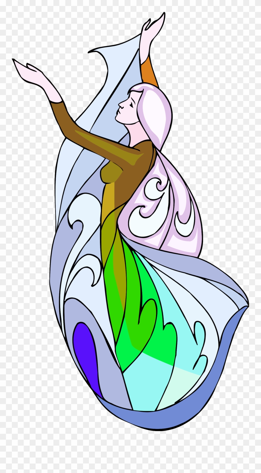 Dancer By Firkin Vintage Y Antiguo Pinterest - Clip Art - Png Download