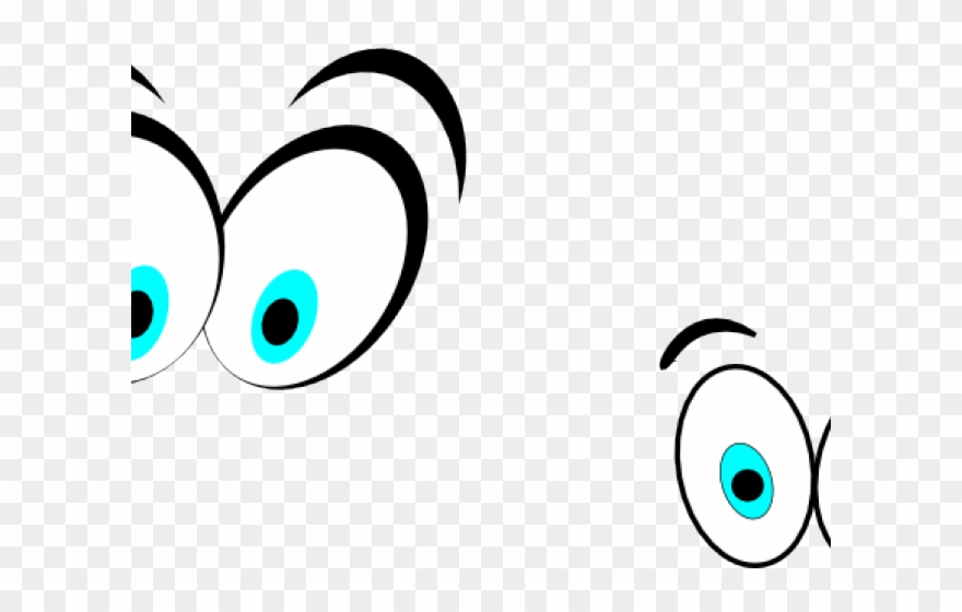 Eyeball Clipart Kind Eye - Looking Eyes Clipart - Png Download