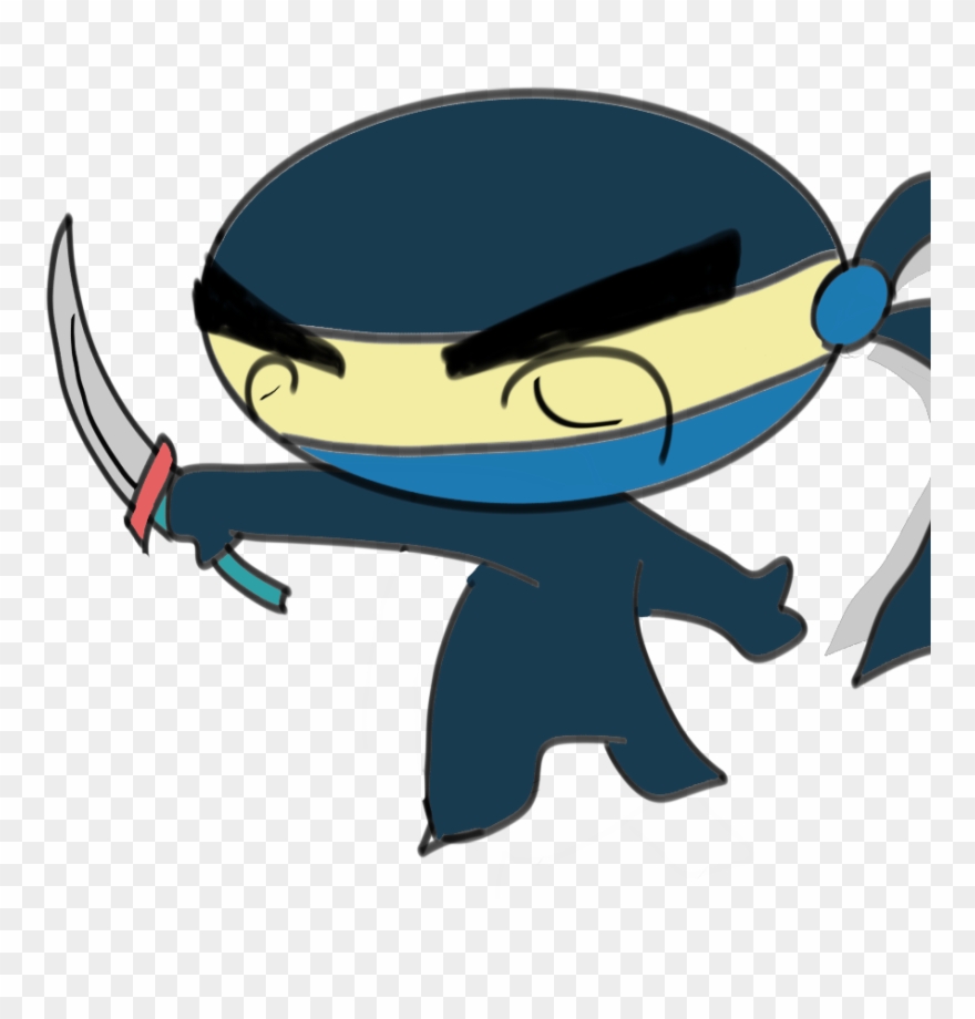 Blueteam Ninja - Side Hustling - Cartoon Clipart