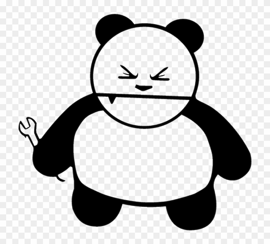 Jdm Panda Mechanic Decal - Team Panda Jdm Clipart