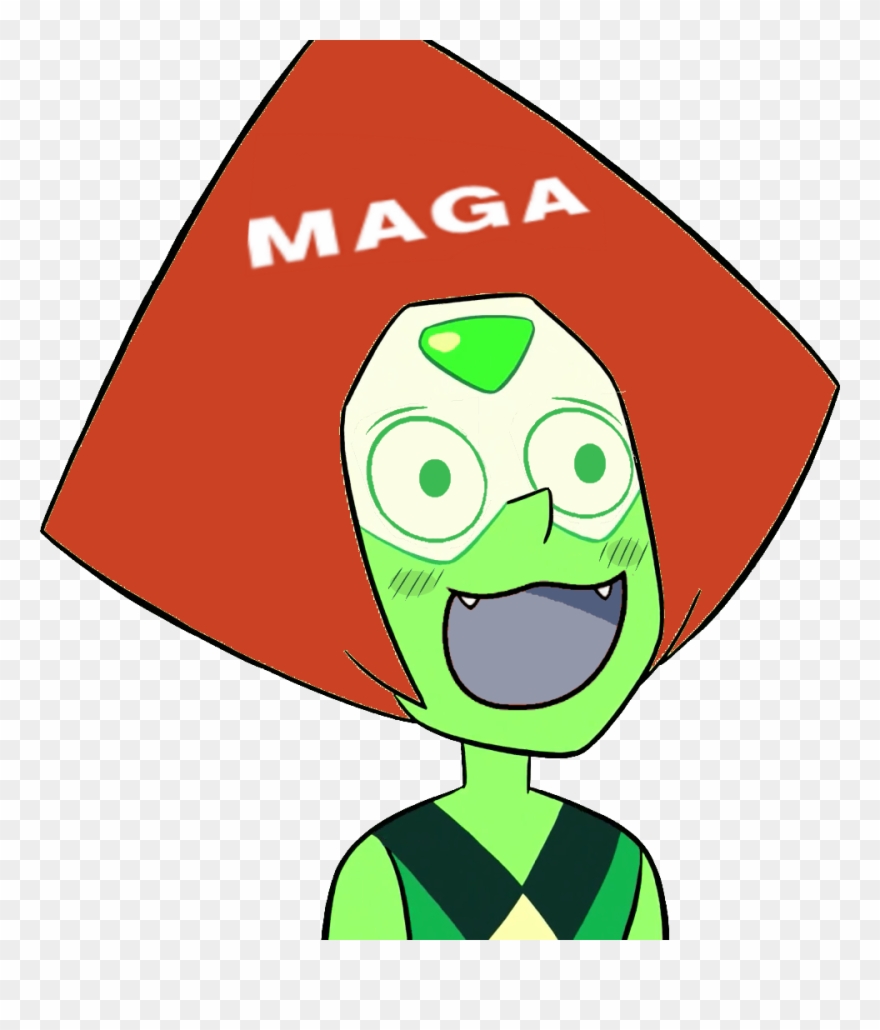 Maga Crippled America Green Clip Art Leaf - Peridot Make America Great Again - Png Download