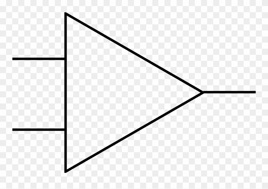 Clipart Rsa Iec Opamp Symbol Big Image Png - Iec Symbol Op Amp Transparent Png