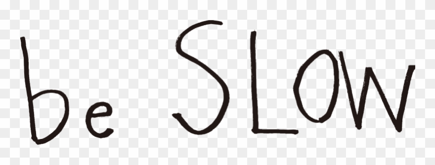 Slow Label Aims To Realizea Diverse And Harmonious - Calligraphy Clipart