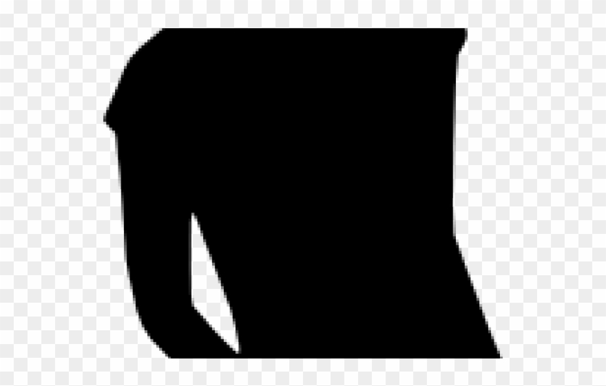 Shadow Clipart Teenager - Silhouette - Png Download