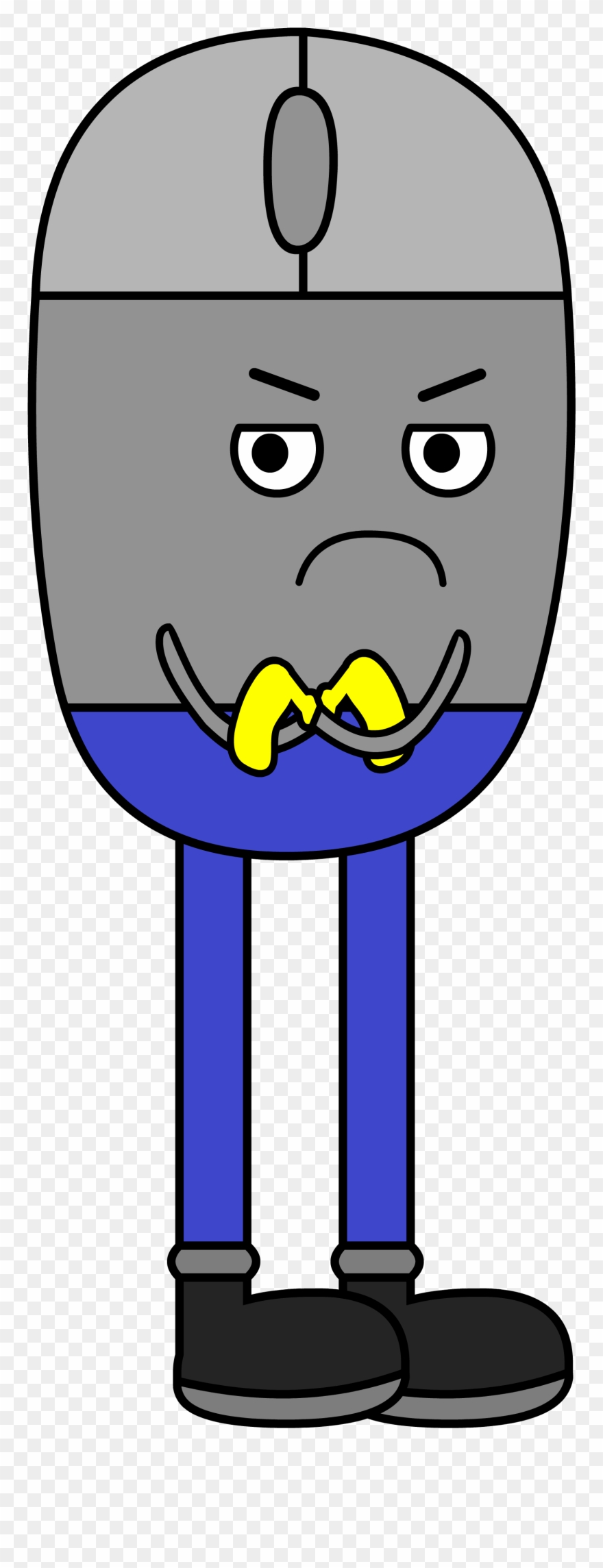 The Grumpy Face - Drawing Clipart