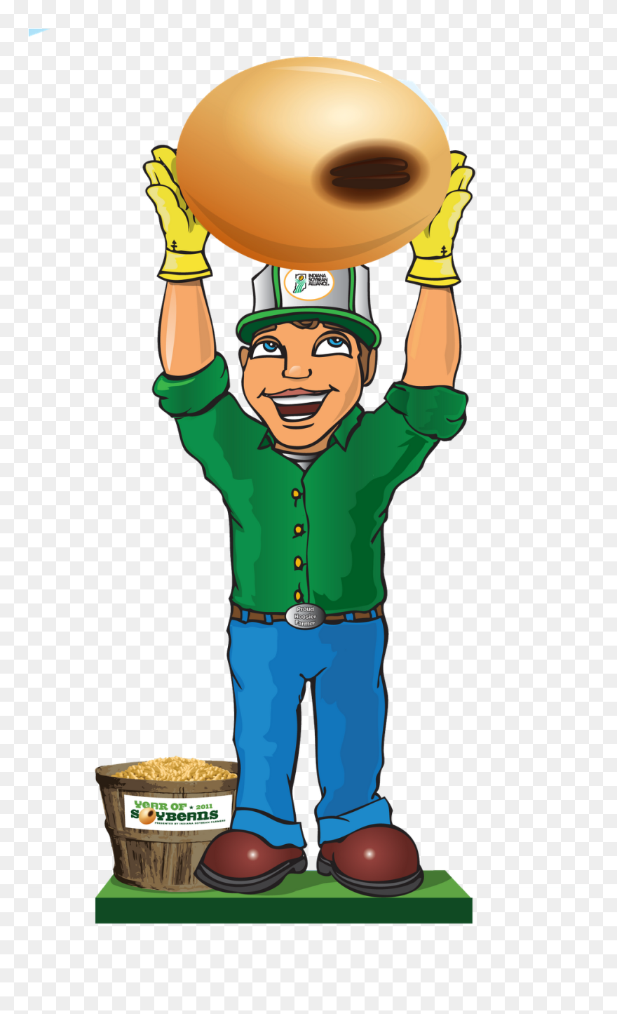 Eight Larger Than Life Soybeans Will Be On Display - Cartoon Clipart