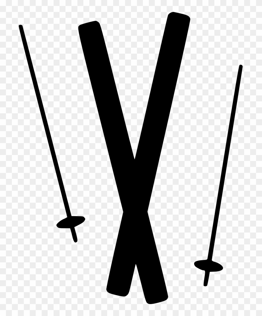 Ski Winter Snow Comments - Ski Icon Png Clipart