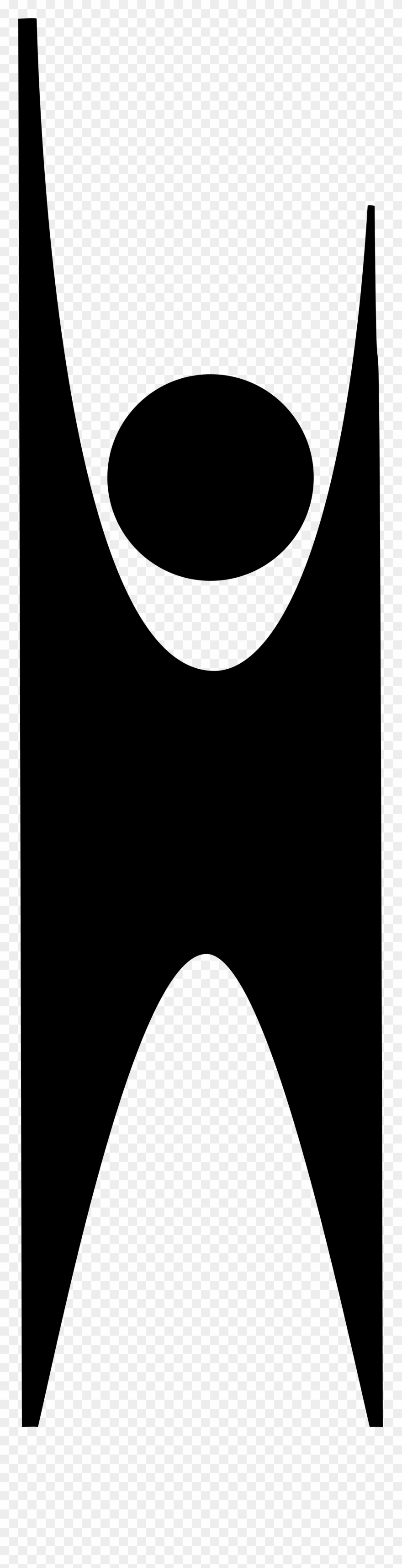Open - Happy Man Symbol Clipart