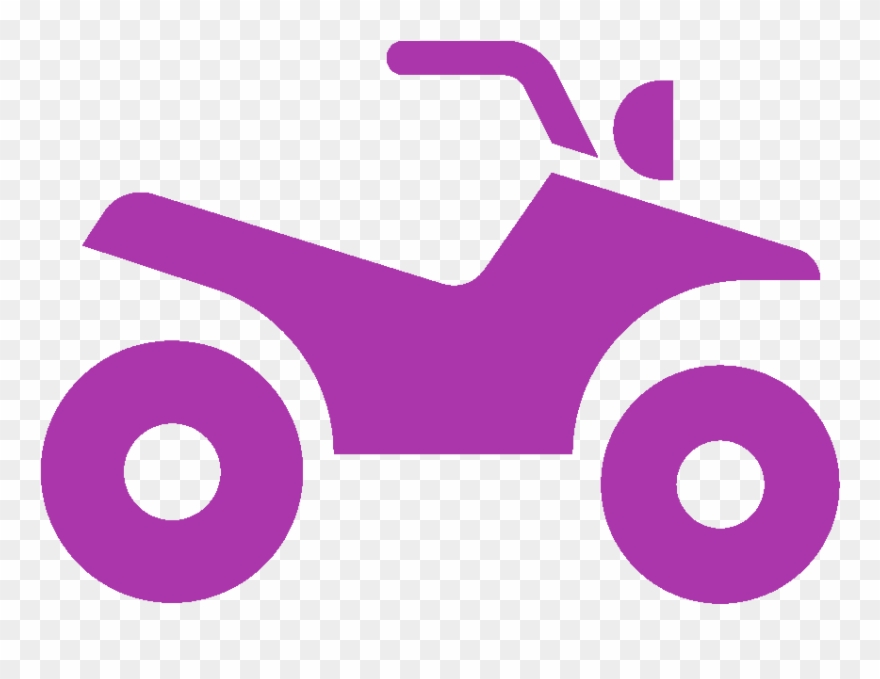 Atv Quad Purple - Atv Clip Art - Png Download
