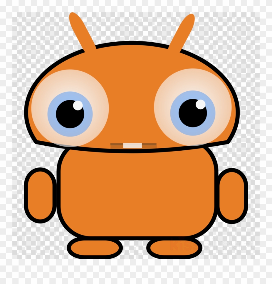 Cute Robot Orange Clipart Cute Robot Bb-8 Clip Art - Png Download