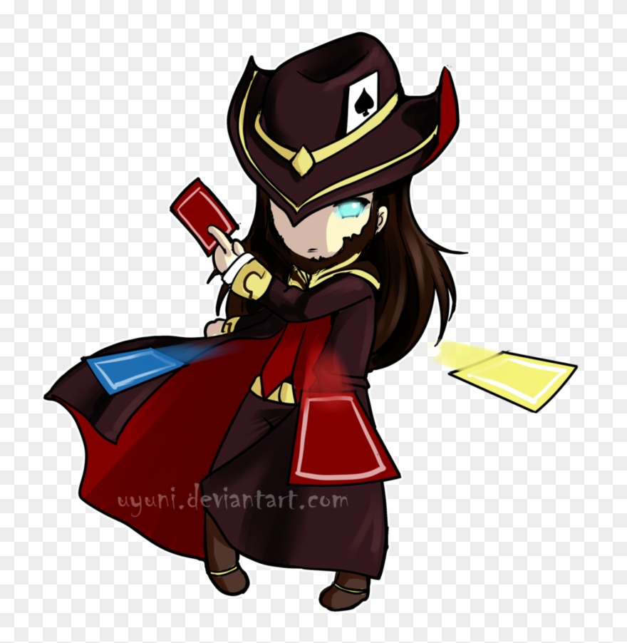 Game Clipart 19 Lol Drawing Twisted Fate Huge Freebie - League Of Legends Chibi Twisted Fate - Png Download
