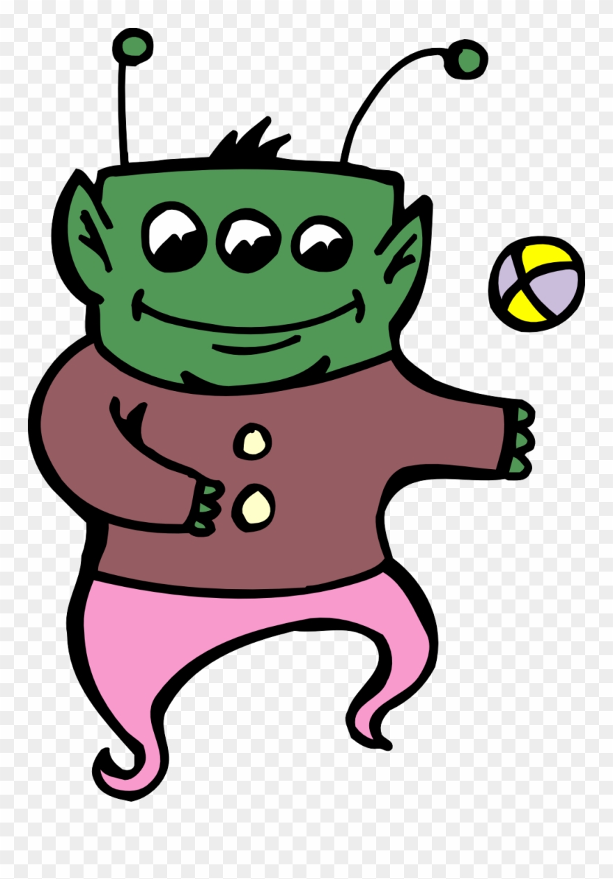 Artfavor Alien 1 999px 135 - Aliens Playing Clipart - Png Download