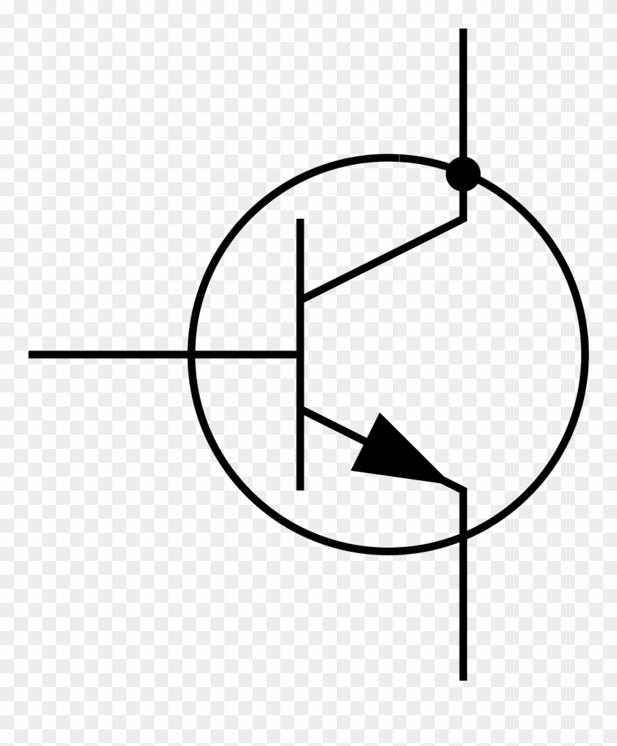 File Symbol Npn Transistor Collector On Case Svg Wikimedia - Simple Ir Led Circuit Clipart
