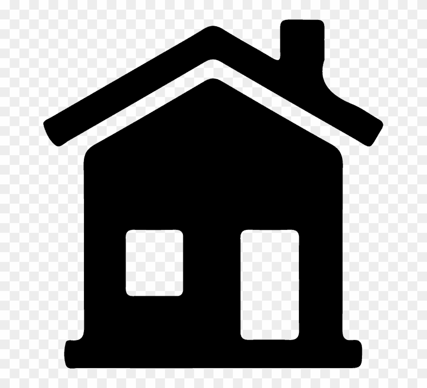 Solar Panels For Villa - House With Chimney Vector Clipart