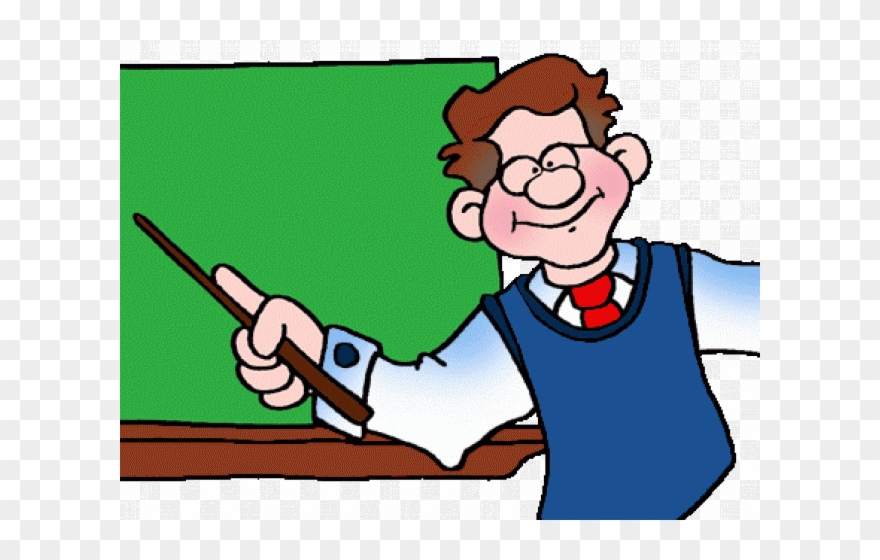 Teacher Clipart Teaching - English Medium School Clip Art - Png Download