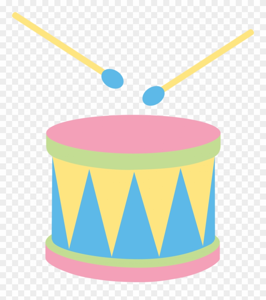 Cute Drum Clipart - Png Download