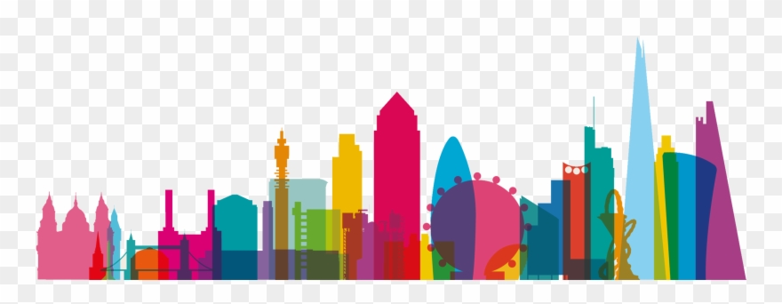 Study Abroad In The Uk - Skyline Clipart