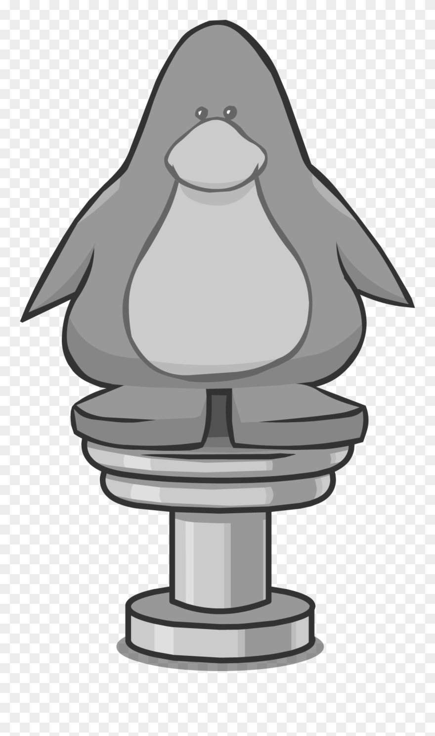 Penguin Mannequin Sprite 001 - Club Penguin Tour Guide Hat Clipart