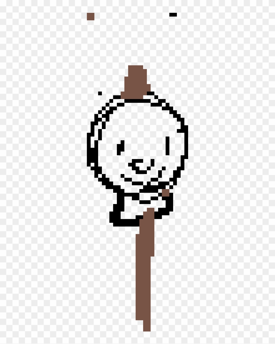 Mannequin Head On A Sticka Roo - Cartoon Clipart