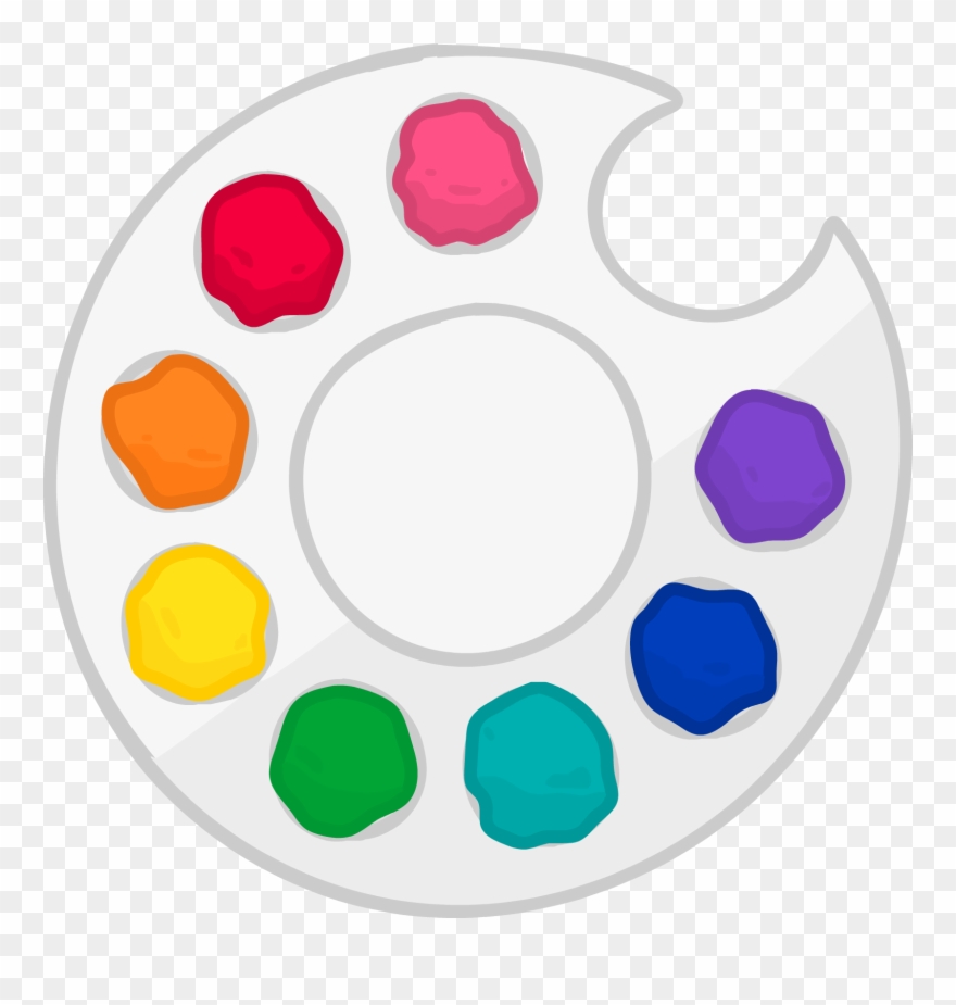 Paint Palette Png - Circle Paint Palette Clipart