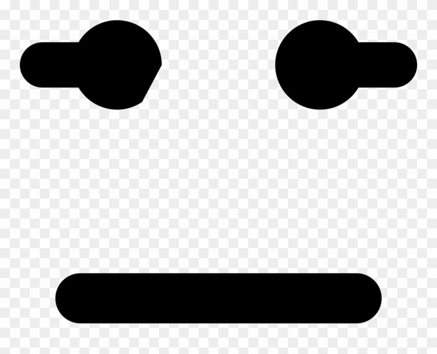 Emoji Face Clipart Normal - Png Download