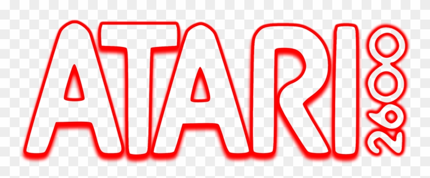 Neon Platorm Clear Logos Platform Media Launchbox Atari - Atari 2600 Logo Png Clipart