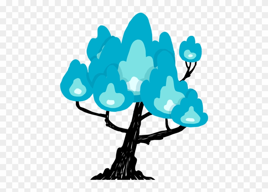 Flaming Tree - Gif Com Tree Animation Clipart