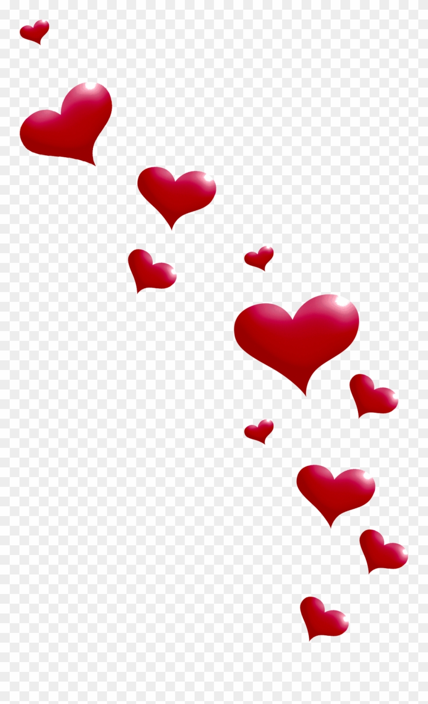Lubov24 - Красные Сердечки Пнг Clipart
