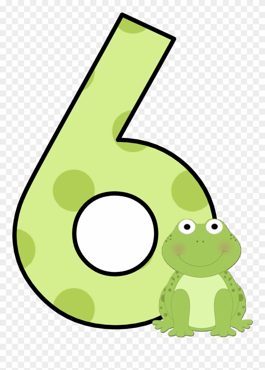 Ch B *✿* Numeros De Kid Sparkz - Sapo En Numeros Infantiles Clipart