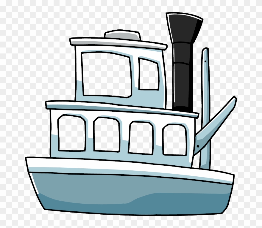Ship Clipart Steamship - Steamboat Png Transparent Png