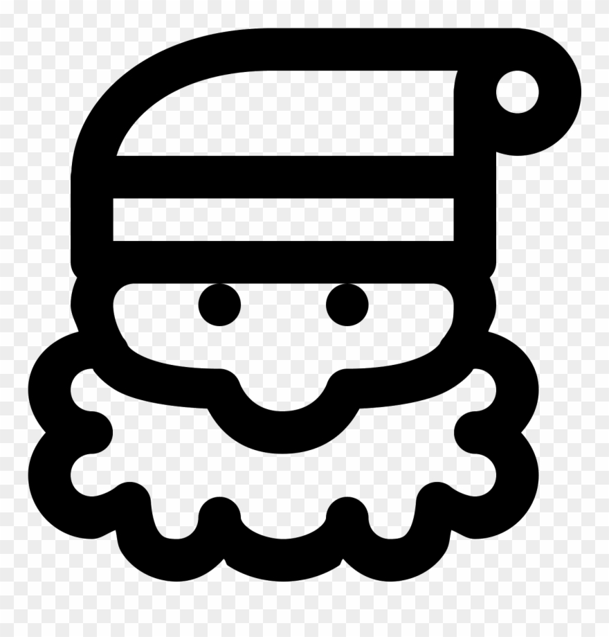 This Particular Icon Features A Curvy Shape That Resembles - Icon Em Png Papai Noel Clipart