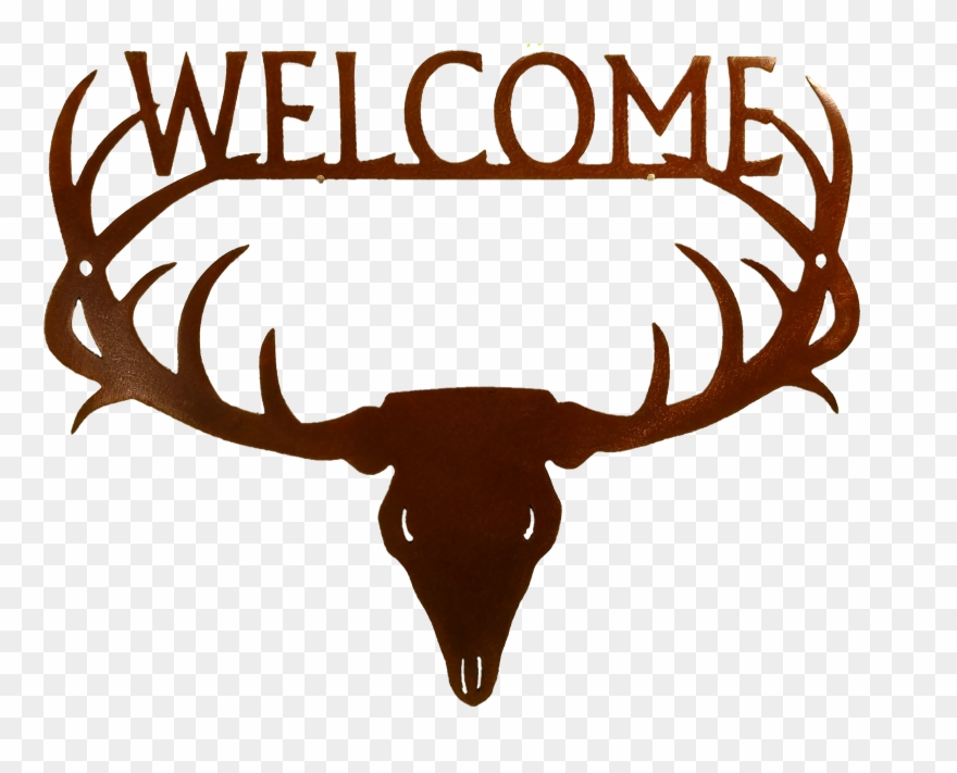 Deer Antler Welcome Dm Zen Cart The - Clip Art Elk Antlers - Png Download