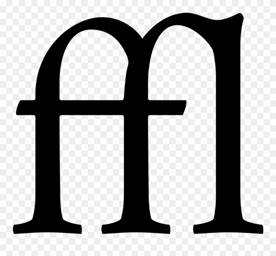 Clipart Ligature Ffl - Png Download