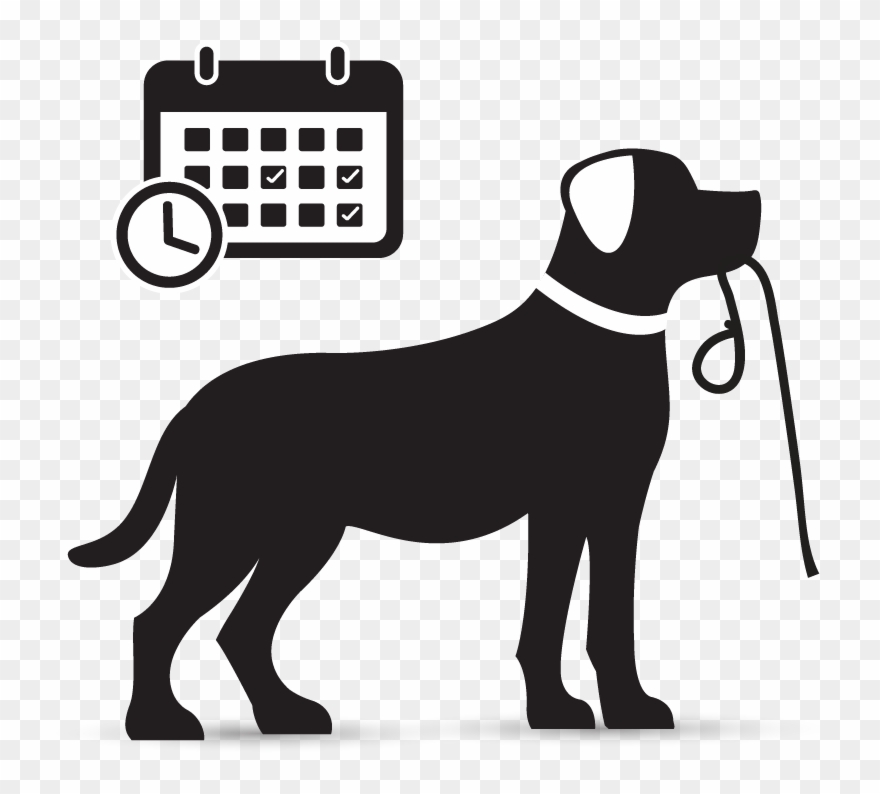 Once You've Purchased A Walk Package, Click On 'schedule - Guard Dog Clipart