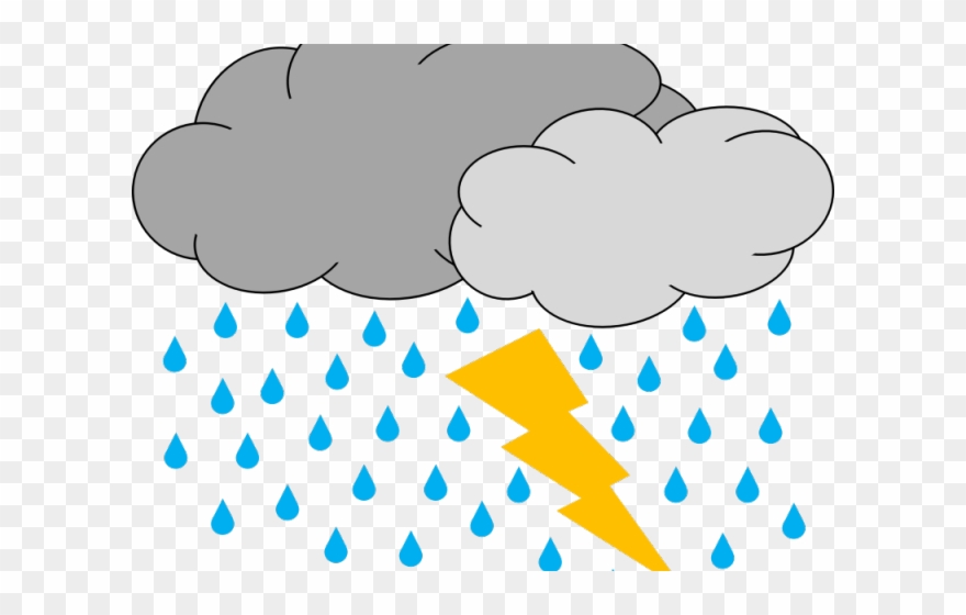 Hurricane Clipart Thunderstorm - Storm Cloud Clipart - Png Download