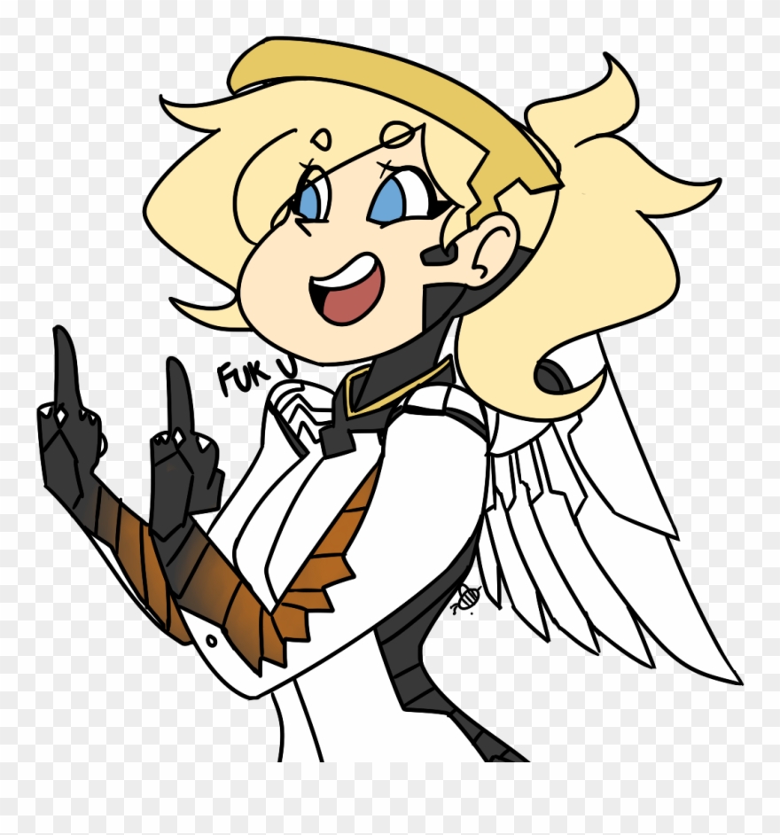 I Have Many Thoughts When I Play Mercy - Overwatch Clipart