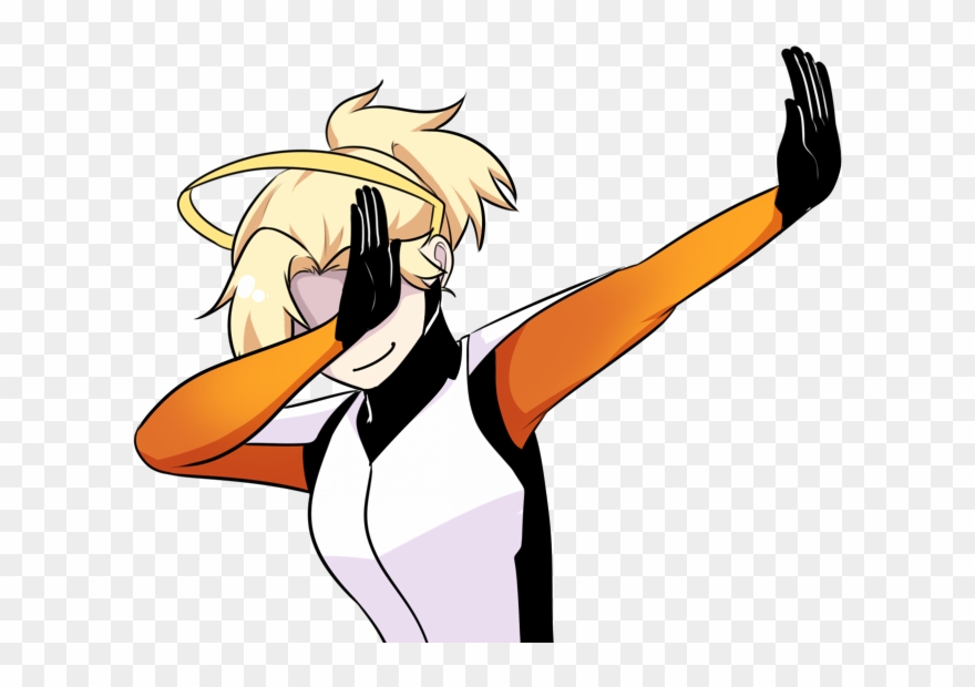 “everyone Needs A Dabbing Mercy ” - Mercy Overwatch Dabbing Clipart