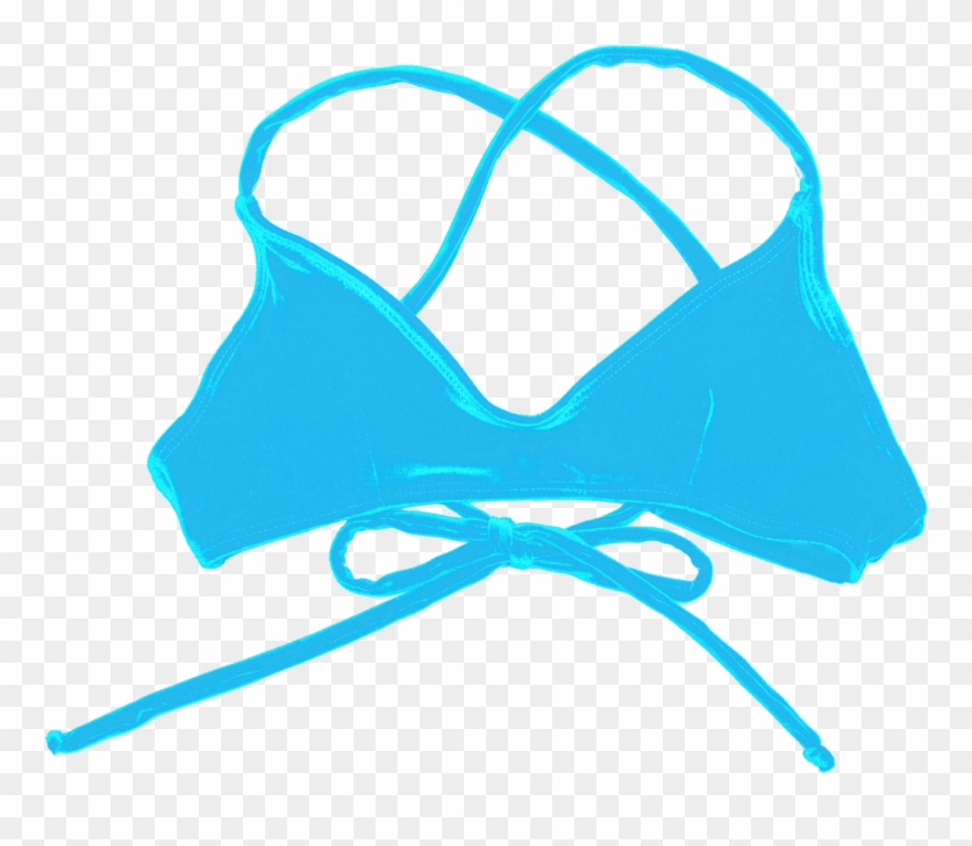 Shred Top - Swimsuit Top Clipart