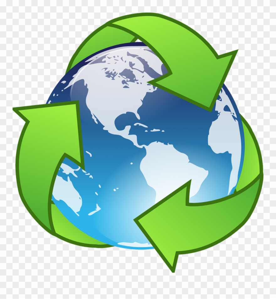 Free Computer And Electronics Shred Day - Earth Recycle Clipart - Png Download